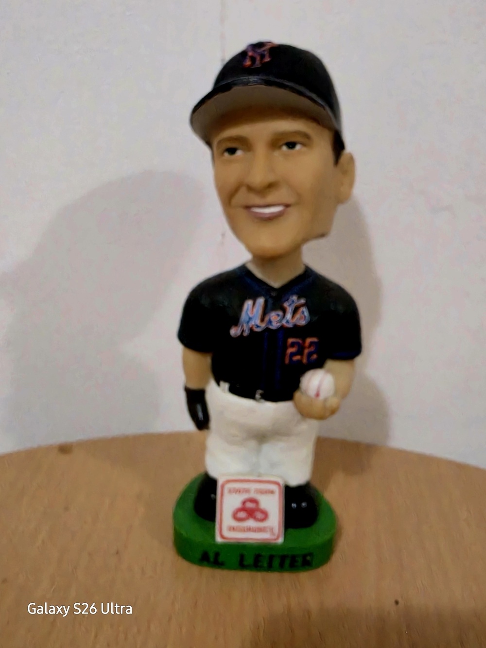 Collectible 2002 Al Leiter NY Mets 8" Bobblehead Doll- State Farm Ins